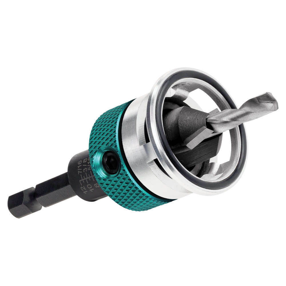 P&N TCT CutSmart 10G 9/64" Pilot Drill Bit & Countersink + Depth Stop