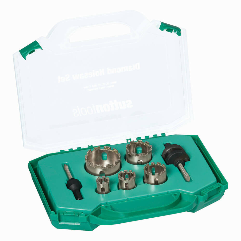 Sutton H1150007 Diamond Hole saw Set Kit 5 piece Segmented Sutton Tools