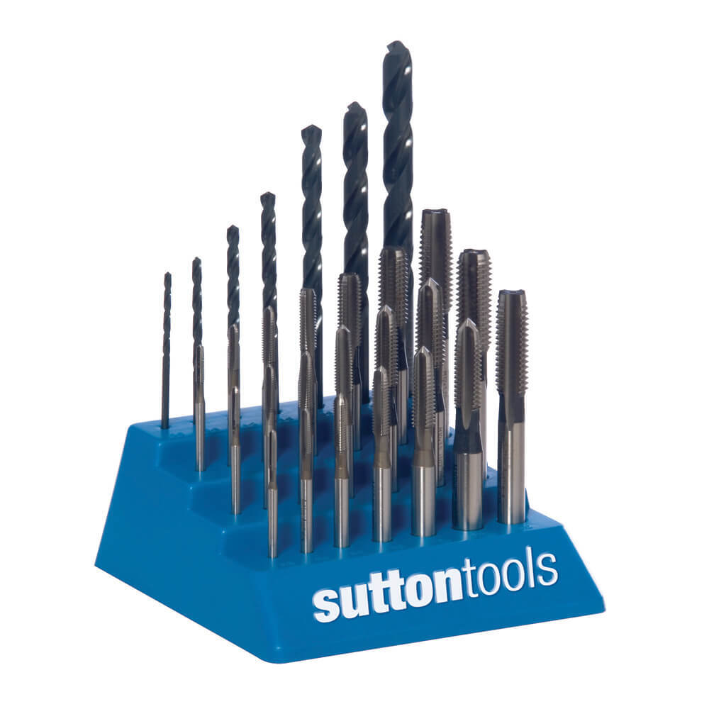 Sutton T901 Metric Tap And Drill Set 28 Piece Taperinterbottom Hss