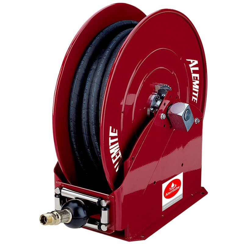 Alemite Open High Capacity 25m x 3/4 Oil Hose Reel 8080-F