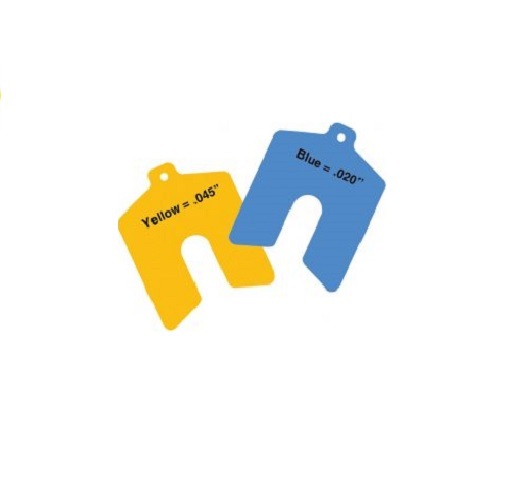 Precision Brand Slotted Shim Soft Shoe Elastomer Imperial