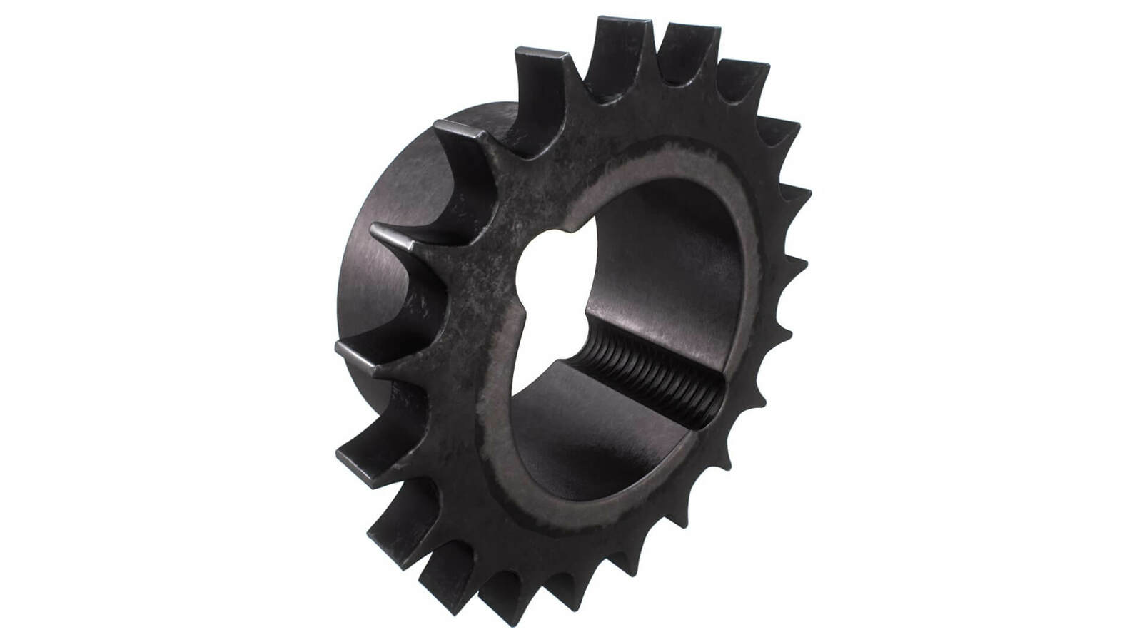 08B-1 Plate Wheel Sprocket Induction Hardened Teeth British Standard 08B