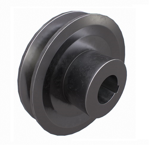 1B V Belt Pulley 2 1 2 Single Groove B Section 5 8 Bore 3 16 Keyway Al Finer Power Transmissions