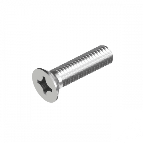 3/16 x 1/2" BSW 316 Stainless Steel Phillips Head Countersunk Metal Thread Screw  - Box of 100