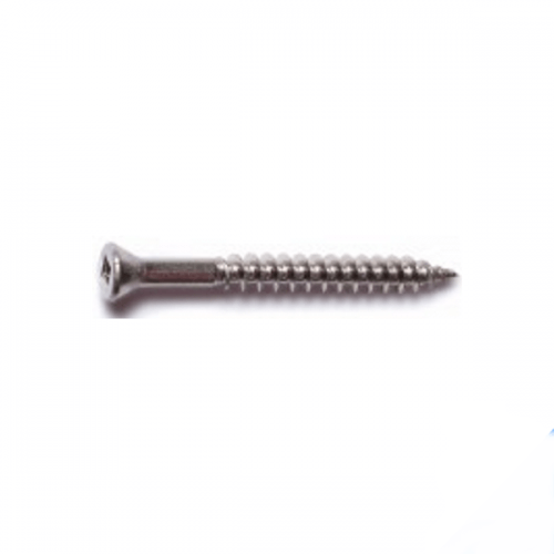 8G-10 x 50mm 304 Stainless Steel Square Drive Trim Head T17 With Ribs Decking Screw - Box of 1000