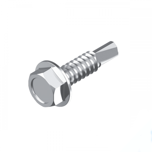 M3.5 x 9.5 304 Stainless Steel Hex Flange Self Drilling Screw - Box of 1000