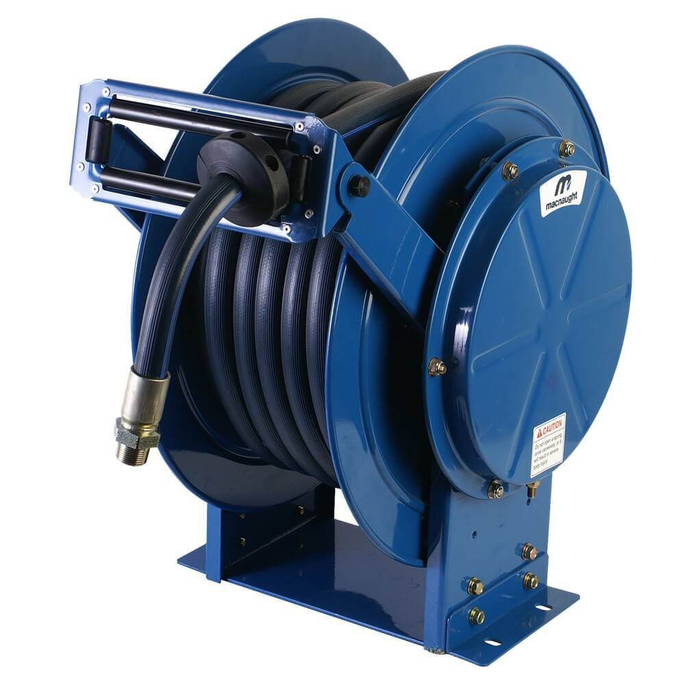 Macnaught 19mm x 20m Twin Pedestal Air & Water Hose Reel MATP1920-01