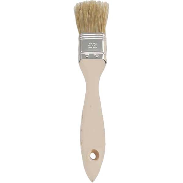 Phoenix Wooden Handle White Bristle Brush 12mm