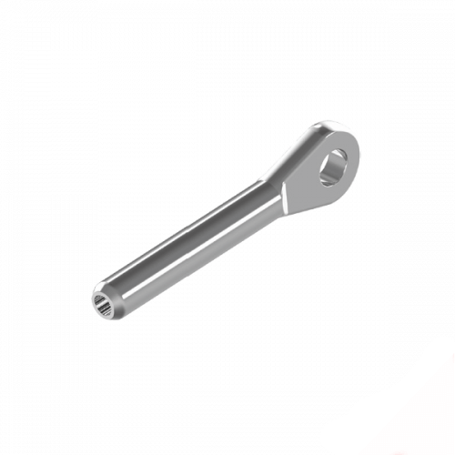 M6 (3.2mm wire) 316 Stainless Steel Eye Terminal  Box of 10