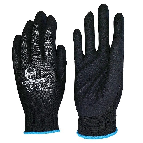 Frontier Nitrile Sand Gloves, Black  XL - Pack of 12