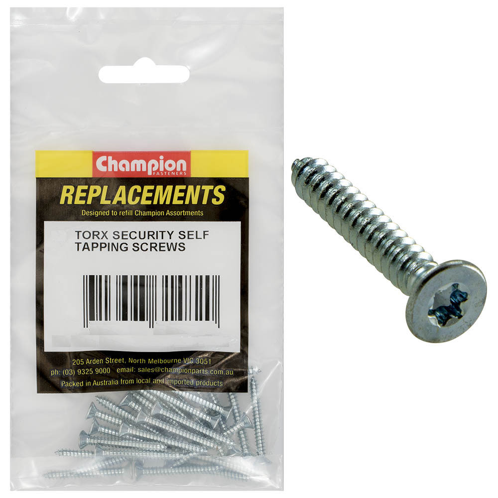 Champion C1778-1 Countersunk Self-Tapping Screw 6G x 1/2" -  25/Pack