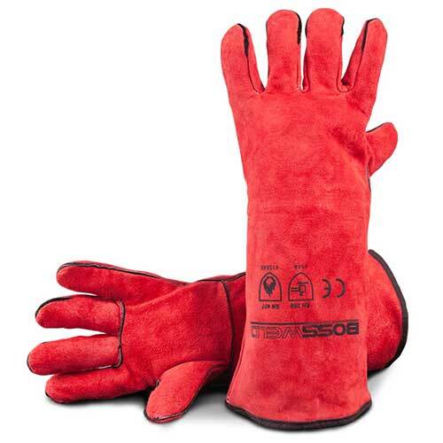 BossSafe Left Hand Red - Lefties Packet of 12