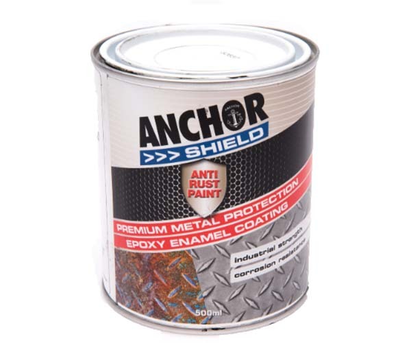 Anchor Shield Paint Anti Rust Metal Protection Blue 49601-500 -500ml
