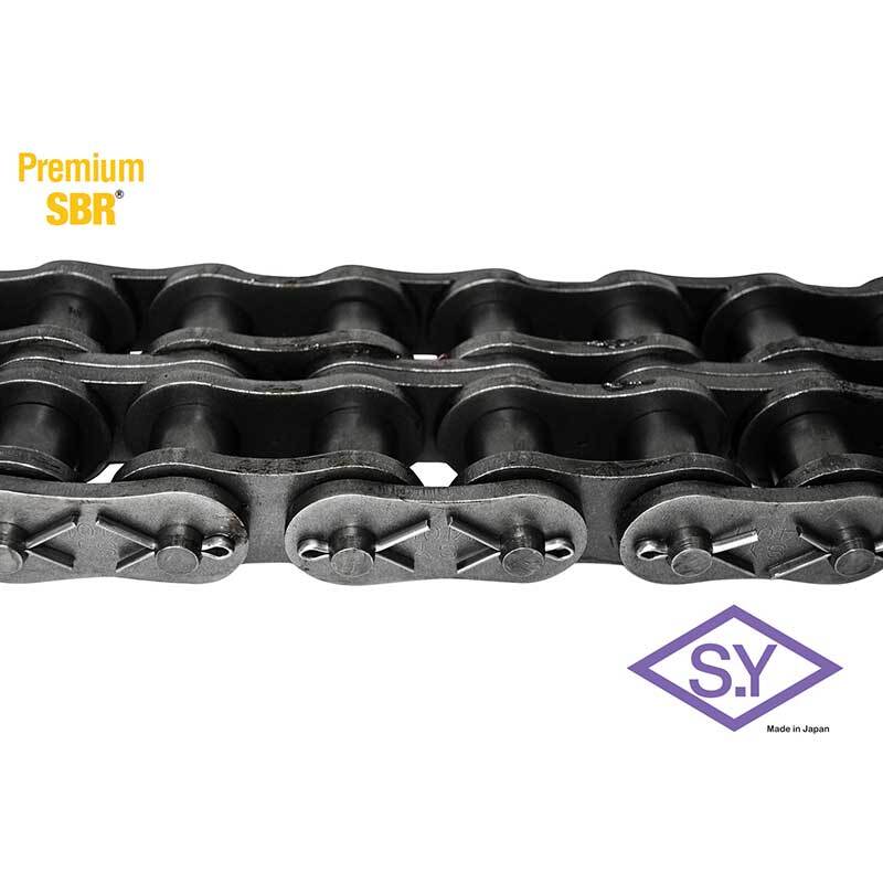 SY 140H-2 ASA Roller Chain Cottered Heavy Duplex 1-3/4" Pitch - Box of 10 Foot