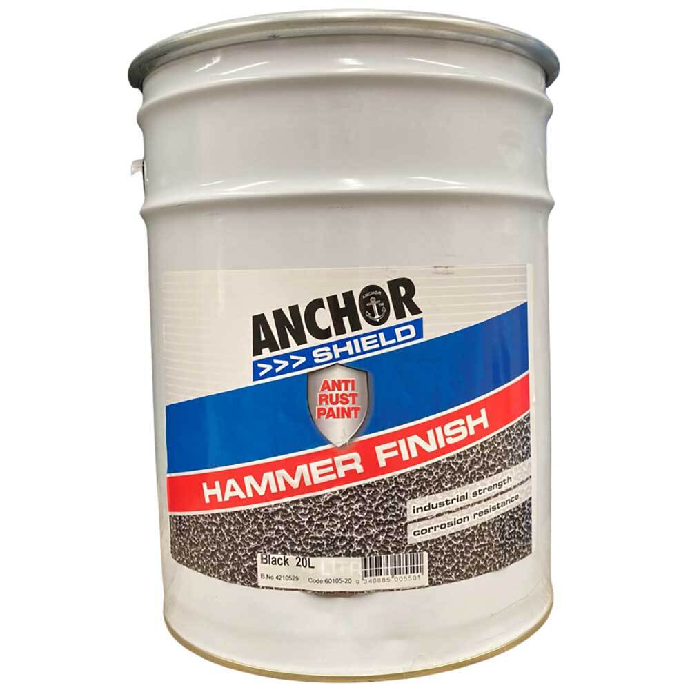 Anchor Hammer Anti Rust Paint Finish Black 6010520 - 20L