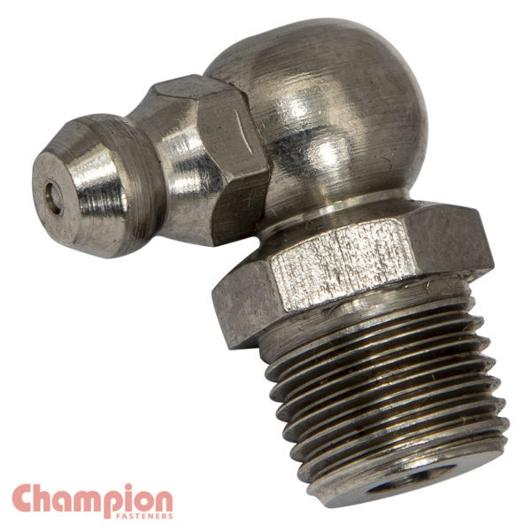 Champion SSCN43 Grease Nipple 1/8" NPT 90° 316/A4 - 25/Pack