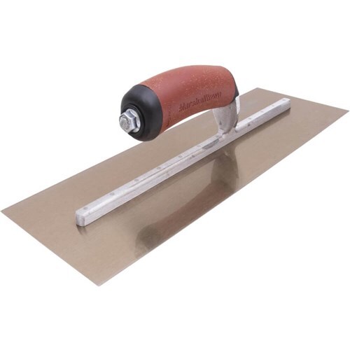 Marshalltown Golden Stainless Finishing Trowel Dura Cork Handle