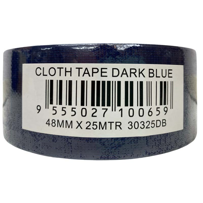 GSA Cloth Tape Black - 48mm x 25m
