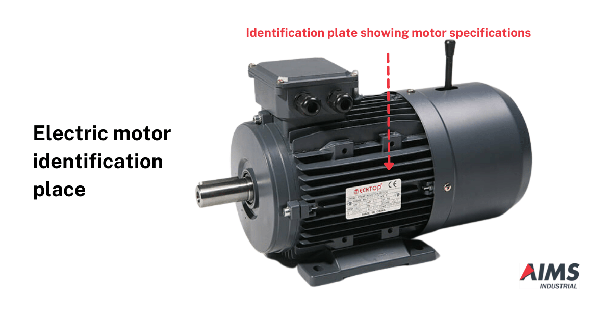 electric motor plate