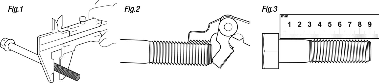 measuring high tensile bolts