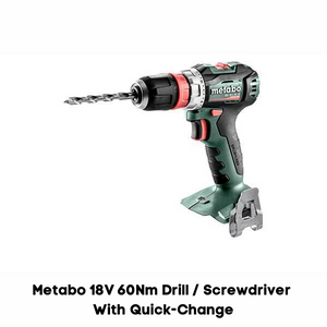 Metabo 18V 60Nm Drill Screwdriver With Quick-Change