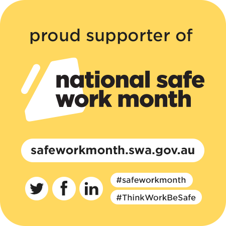 national safe work month badge
