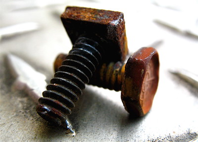 rusty fasteners