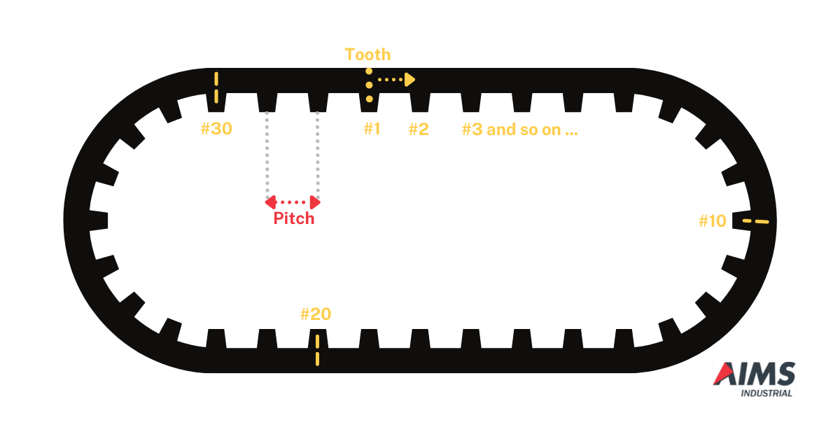 timing belt tooth count