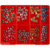 Champion CA111 Low Profile Mini Blade Fuse Assortment Kit - 120 Pieces