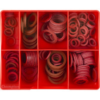 Champion CA150 Drain (Sump) Plug Fibre Washer Assortment Kit, 143 Pieces