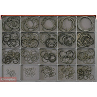 Champion CA2030 Internal Circlip Imperial Assortment Kit, 240 Pcs