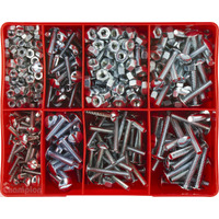 Champion CA252 Machine Screw & Nut UNC Assortment Kit, 300 Pcs