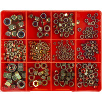 Champion CA300 Plain & Self-Locking Nut Assortment Kit, 320 Pcs