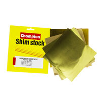 Champion CA32 Brass Shim 150 x 150mm Sheet Assortment Kit