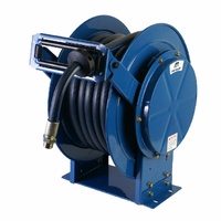 Macnaught 12mm x 20m Twin Pedestal Oil Hose Reel MOTP1220-01