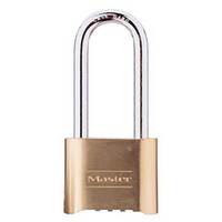 Master Lock Combination Padlock 51mm Brass Body 8 x 57 x 25mm - 175DLHAU