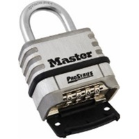 Master Lock Combination Padlock 57mm S/Steel Body 8 x 28 x 25mm - 1174D