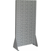 Ezylok Free Standing Rack Economy Double Louvred Panel With Plastics - 511032
