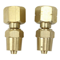 Bossweld LP112 Hose Connector Right Hand (Oxygen) (Pack of 2)