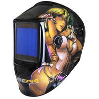 Set of 6 - Bosssafe Vixen Mega View Electronic Welding Helmet