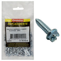 Champion C1630-16 Hex Head Combo/Slotted Screw 4.8 x 13mm - 100/Pack