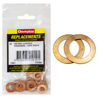 Champion C1660-4 Metric Copper Washer 10mm x 20mm - 40/Pack