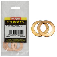 Champion C1660-10 Metric Copper Washer 24mm x 38mm - 5/Pack