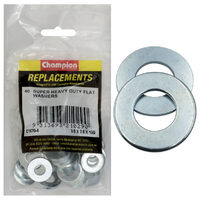 Champion C1670-4 Heavy Duty Flat Washer 3/8 x 7/8" x 10G - 40/Pack