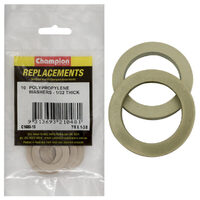 Champion C1680-15 Polypropylene Washer 7/8 x 1-3/8" - 10/Pack