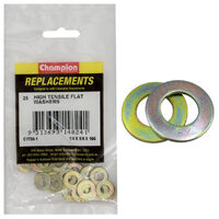 Champion C1755-1 Flat Washer High Tensile 1/4 x 5/8" x 16G - 25/Pack