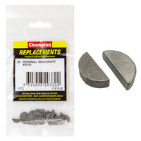 Champion C177-2 Woodruff Key Imperial 1/2 x 1/8" - 24/Pack