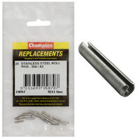 Champion C1815-2 Roll Pin Metric Stainless 2.5 x 12mm - 20/Pack