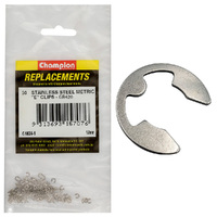 Champion C1824-1 Stainless Steel E Type Circlip 1.9mm - 50/Pack