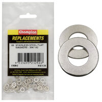 Champion C1830-2 Flat Washer Stainless Steel 5/32 x 3/8" - 50/Pack